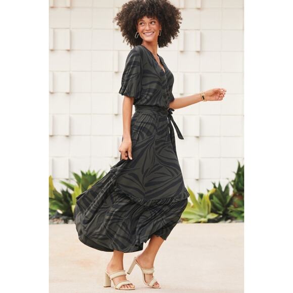 Evereve Z Supply Zebra Animal Print Tropical Skirt Set - Picture 1 of 8